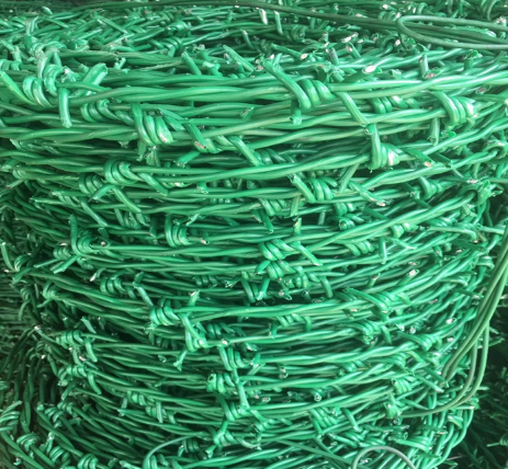 Introduction of PVC coated barbed wire