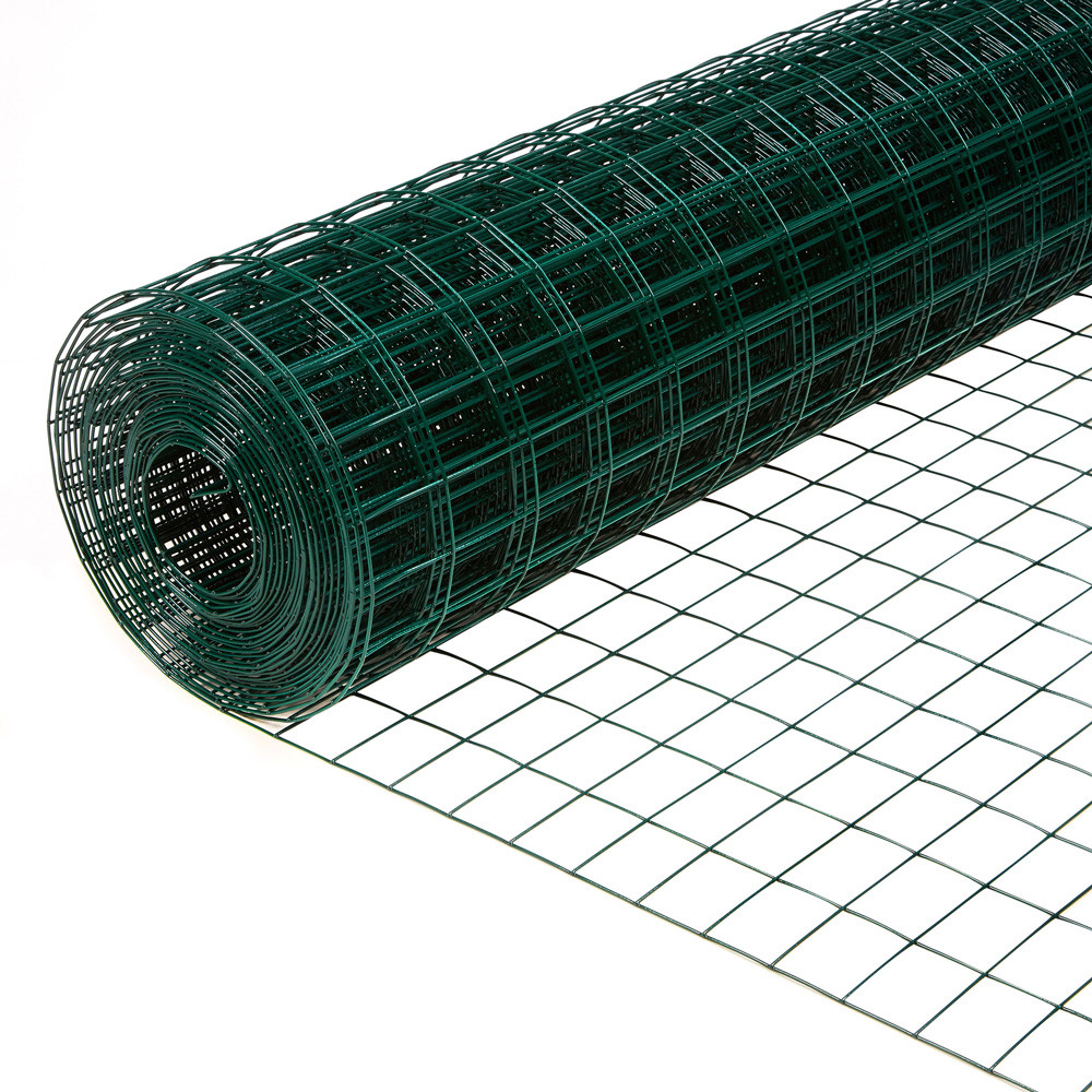 1/4" pvc coated hot galvanized welded iron wire mesh