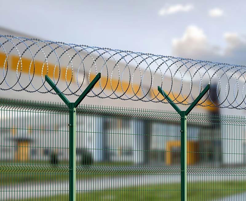 PVC Coated Welded Security Airport Fence